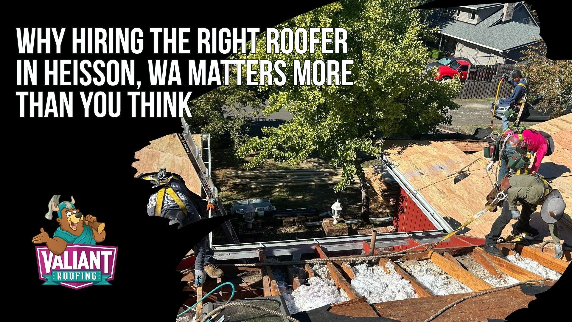 Why Hiring the Right Roofer in Heisson, WA Matters More Than You Think.
Your roof is one of the largest investments you will make as a homeowner. In Heisson's rural Clark County setting, where heavy Pacific Northwest rainfall, wind, and moss growth test every roofing system year after year, the contractor you choose directly determines how long that investment lasts. A poorly installed roof does not just leak. It voids manufacturer warranties, fails code inspections, and can lead to denied insurance claims when you need coverage the most. The right roofer protects roof lifespan with certified installers, preserves warranty coverage, documents work for insurance claims, adds curb appeal and value, and brings licensed, insured crews with safety protocols. 108 SE 124th Ave Suite 8, Vancouver, WA 98684. https://www.valiantroofing.com/locations/vancouver-wa