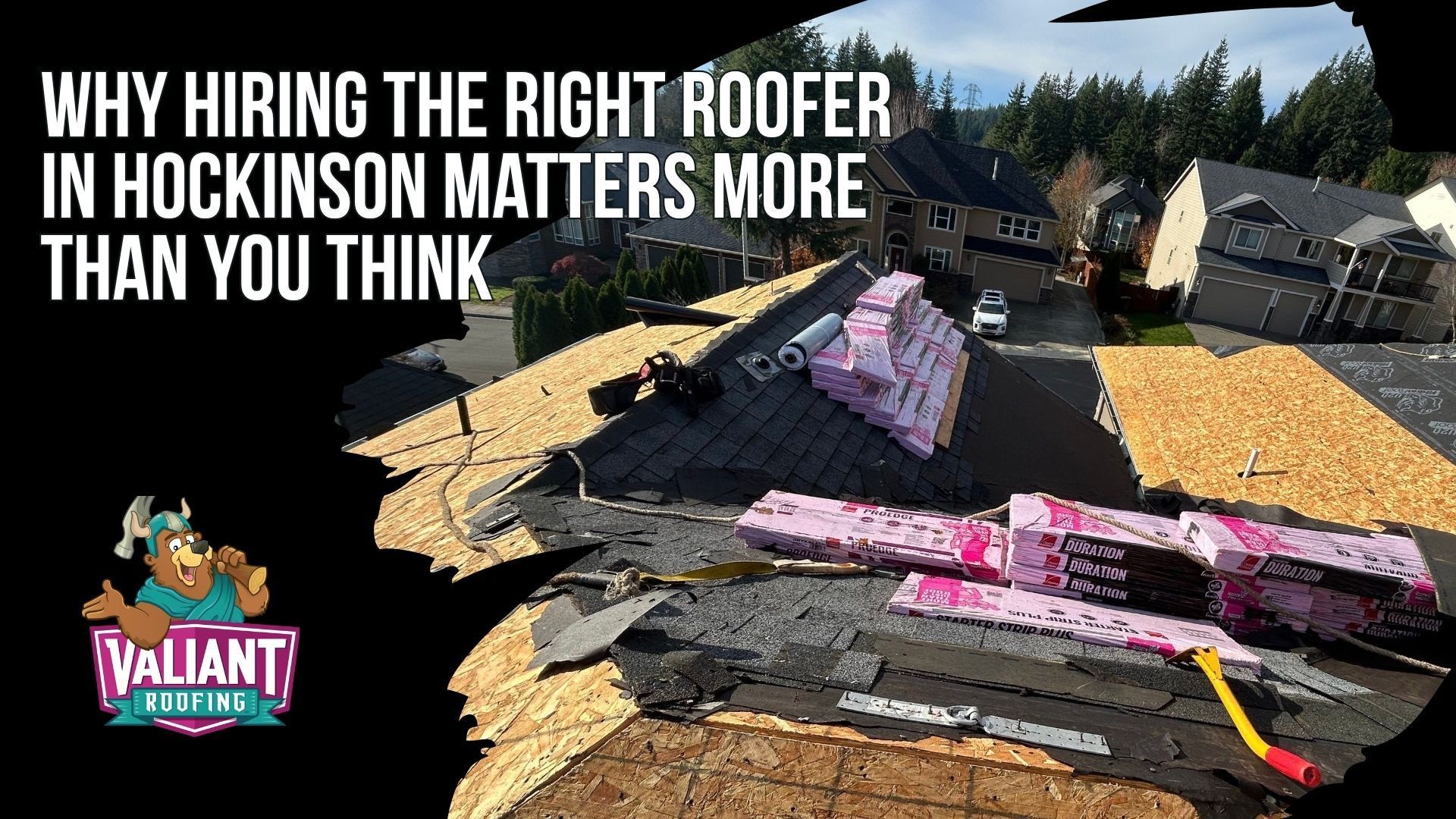 Why Hiring the Right Roofer in Hockinson Matters More Than You Think. Hockinson, WA homes sit on large wooded lots where heavy Pacific Northwest rainfall, wind storms, falling branches, and persistent moss growth put constant pressure on roofing systems. This section explains what is at stake when hiring a roofing contractor, from roof lifespan, warranty coverage, and insurance claims to home value and safety. With Hockinson's median home price exceeding 1.2 million dollars, Clark County permits required for most roofing projects, and more than 40 inches of rain falling each year, certified installers, manufacturer designated contractors, and licensed, insured crews are essential to protect your home and everything beneath its roof. 108 SE 124th Ave Suite 8, Vancouver, WA 98684. https://www.valiantroofing.com/locations/vancouver-wa