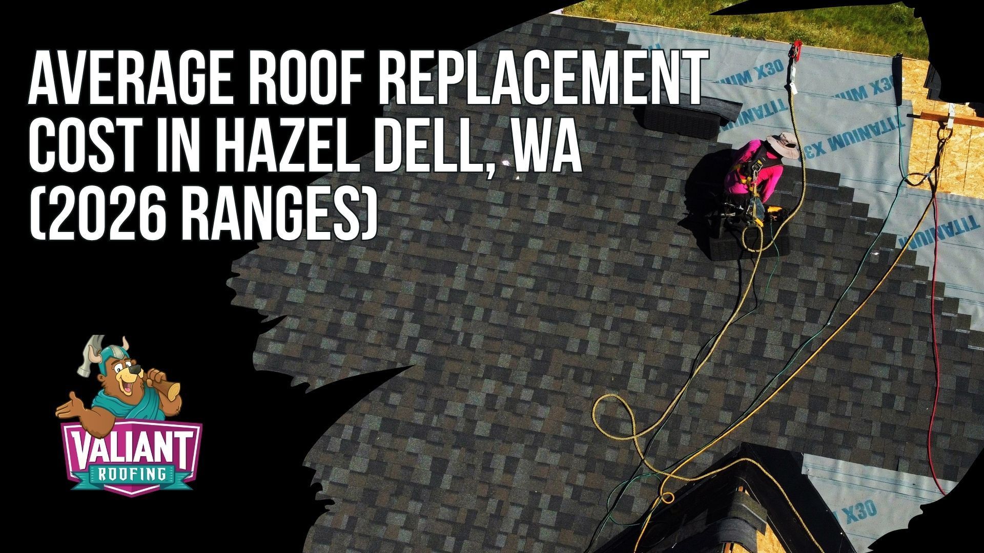 Average Roof Replacement Cost in Hazel Dell, WA (2026 Ranges)
Hazel Dell, WA roof replacement pricing in 2026 sits in the middle cost tier for Clark County, with I-5 proximity keeping contractor access efficient and straightforward 1960s through 1990s housing designs avoiding the complexity premium seen in Felida or Hockinson. Most Hazel Dell homes fall in the 1,500 to 2,200 square foot roof range at $14,900 to $24,900 simple or $18,900 to $29,900 complex. Valiant Roofing's installed asphalt architectural shingle pricing runs from $20,258 on a 1,000 square foot roof to $67,571 on a 3,000 square foot roof. Regional comparisons across Clark, Cowlitz, Skamania, Lewis, and Multnomah counties show Hazel Dell at $14,500 to $25,900 for asphalt and $29,500 to $47,900 and up for metal.
108 SE 124th Ave Suite 8, Vancouver, WA 98684
https://www.valiantroofing.com/locations/vancouver-wa