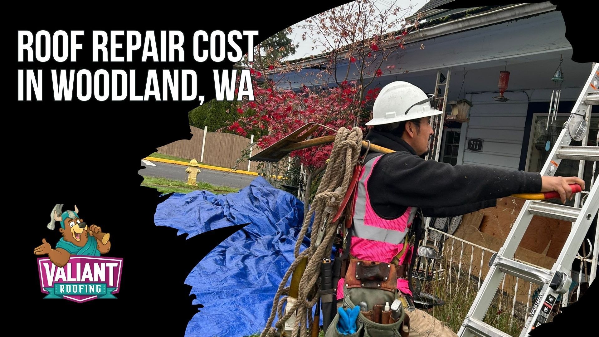 Roof Repair Cost in Woodland, WA
Valiant Roofing publishes 2026 roofing cost ranges for Woodland homeowners, with average full roofs from $12,000 to $25,000+, asphalt from $4.35 to $11.00 per sq ft, standing seam metal from $20,000 to $40,000+, tear-off from $1,000 to $3,000+, and decking replacement from $85 to $125 per sheet. Nearby Ridgefield, La Center, and Battle Ground replacements range from $15,500 to $27,900 for asphalt and $31,900 to $52,900+ for metal. Repair may suit roofs under 15 years with localized damage, while roofs over 20 years with widespread wear, multiple leaks, soft decking, or older overlays may need replacement. Financing options are available, and if repair exceeds 30% of replacement cost, replacement may be the better spend. Address: 108 SE 124th Ave Suite 8, Vancouver, WA 98684. URL: [https://www.valiantroofing.com/locations/vancouver-wa](https://www.valiantroofing.com/locations/vancouver-wa)
