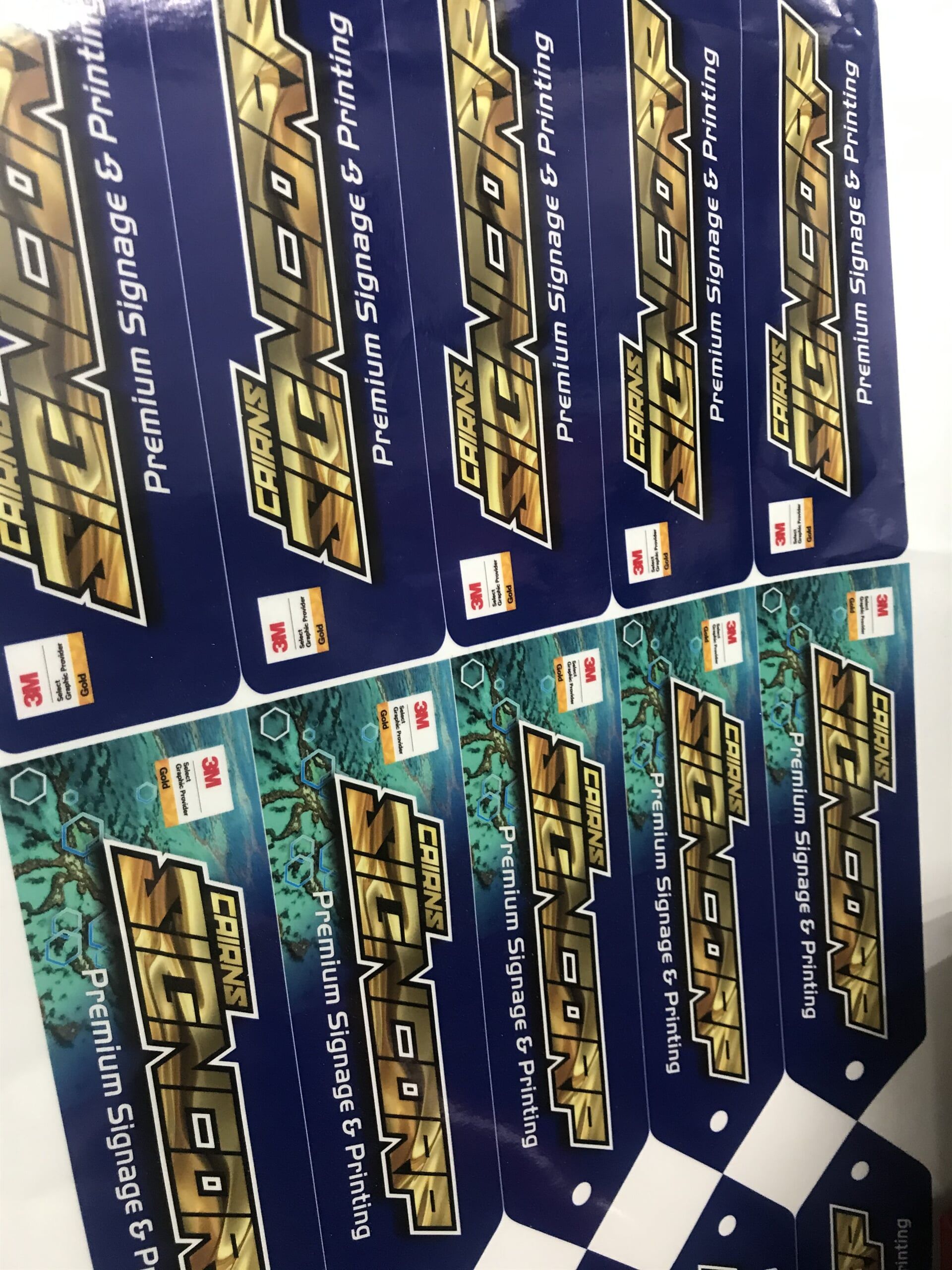 A Bunch Of Stickers That Say 