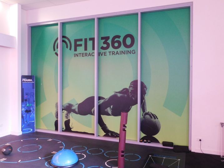 A Gym With A Sign That Says Fit 360 Interactive Training — Cairns Signcorp In Portsmith, QLD