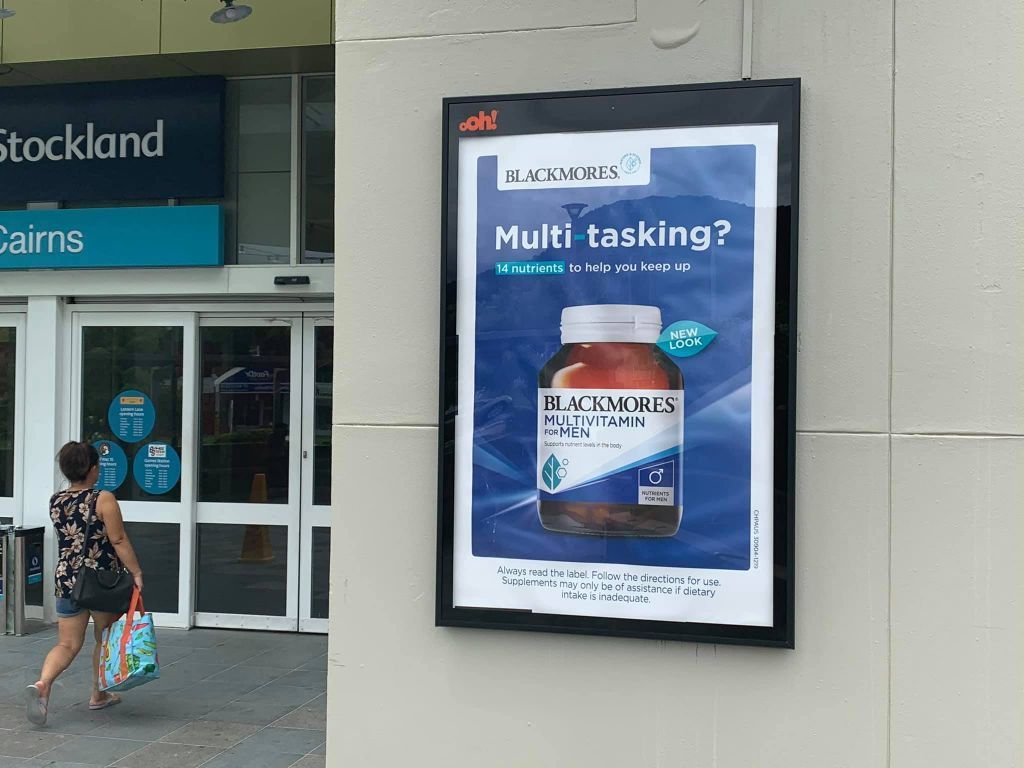 A Poster For Multivitamins On The Wall — Cairns Signcorp In Port Douglas, QLD