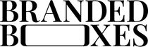 The logo for branded bags is black and white.