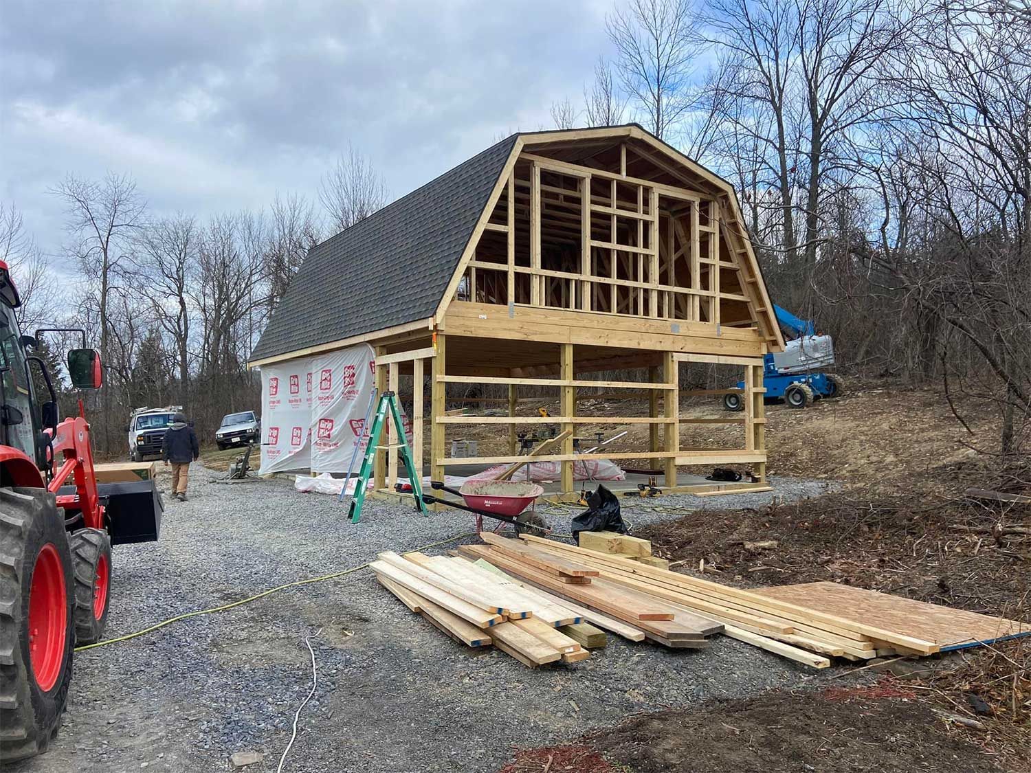 pole barn building 1