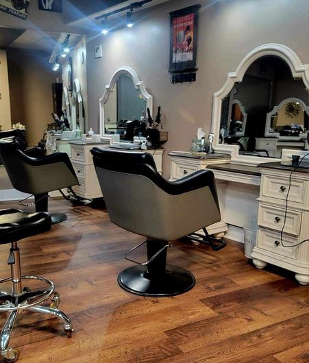 Inside the salon at Le Beaute Hair Design & More Inside the salon at Le Beaute Hair Design & More