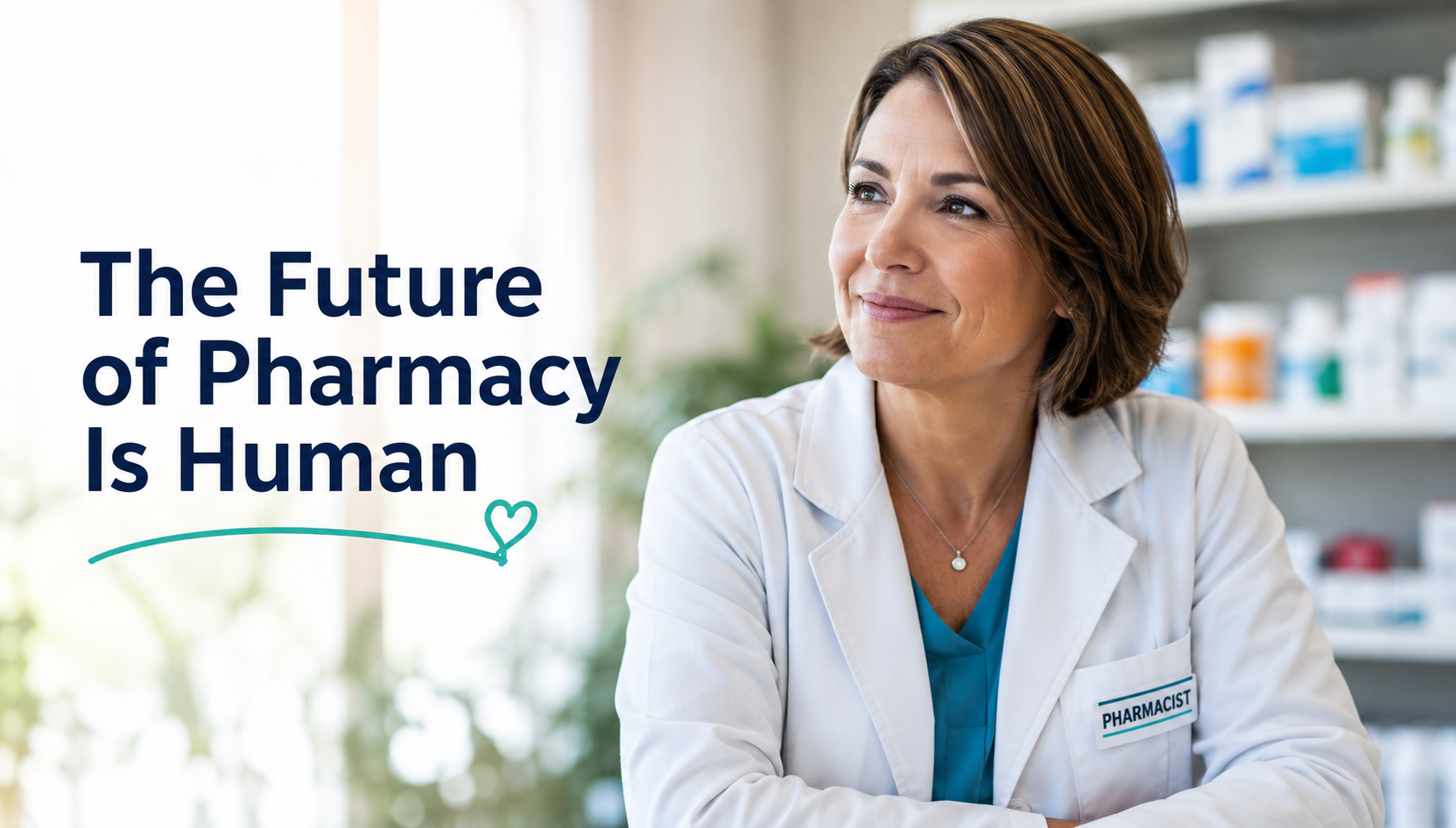 Pharmacist considering how AI will impact patient care, her team and her career.
