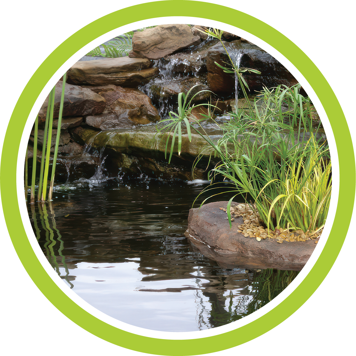 Floating Artificial Landscape Features for Ponds
