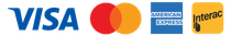 A visa mastercard and american express logo on a white background