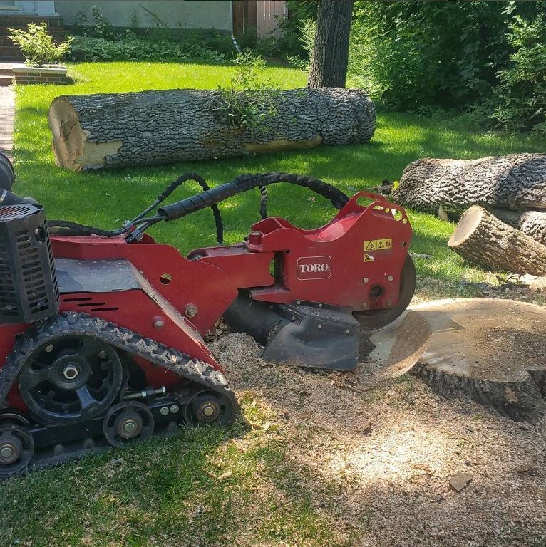 Stump Grinding Maching