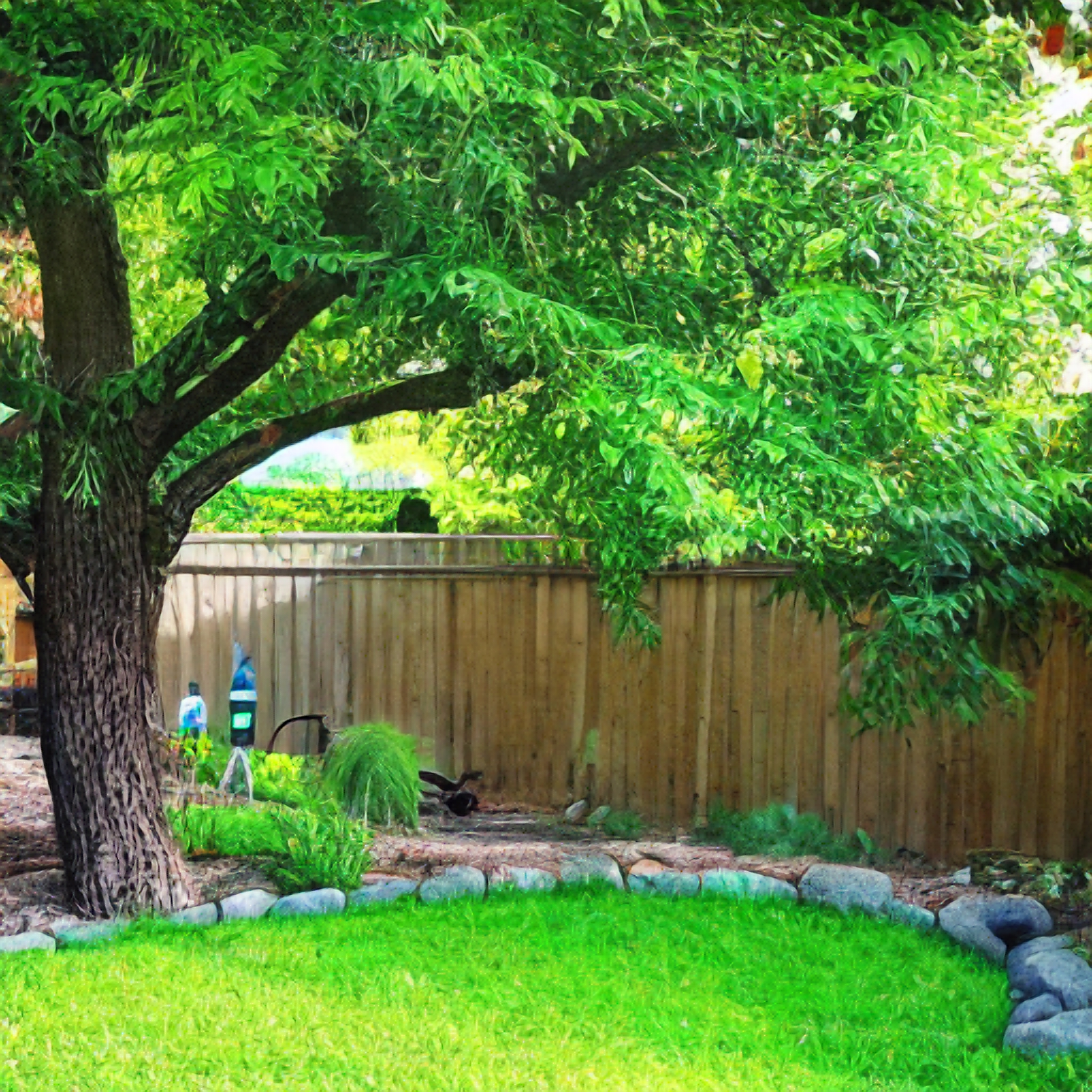 Healthy Backyard Tree