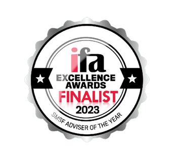 Award Seal 2023 SMSF Adviser of the Year - finalist