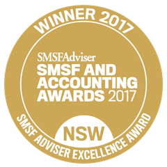 Award Seal 2017 Winner, SMSF Adviser of the Year