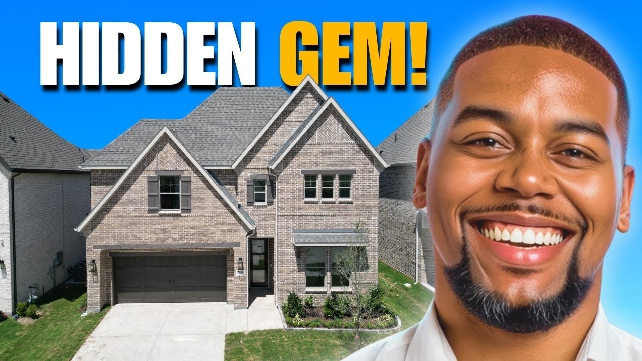 House exterior with “HIDDEN GEM!” text and a smiling man’s face on the right