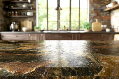 A machine is cleaning a tile floor with soap and water.