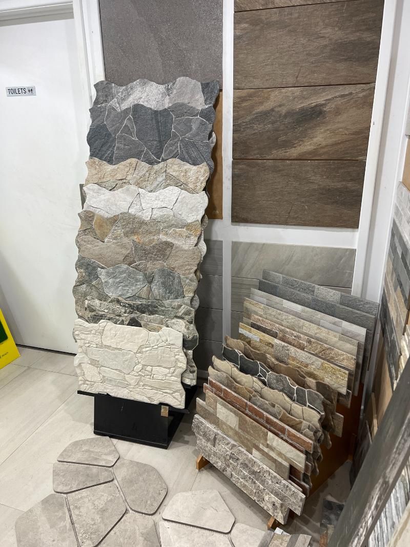 There Are Many Different Types of Tiles on Display in This Room — Traditional Tiles & Flooring in Smithfield, QLD