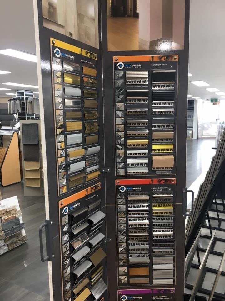 A Display of Different Types of Tiles in a Store — Traditional Tiles & Flooring in Redlynch, QLD
