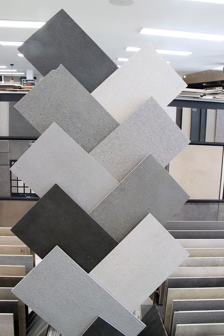 A Display of Different Tiles in A Store — Traditional Tiles & Flooring In Woree, QLD