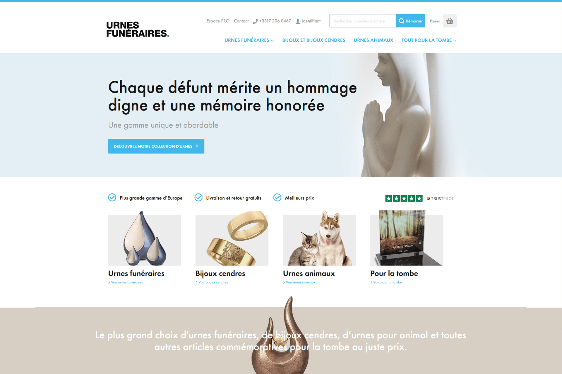 URNES-FUNÉRAIRES France