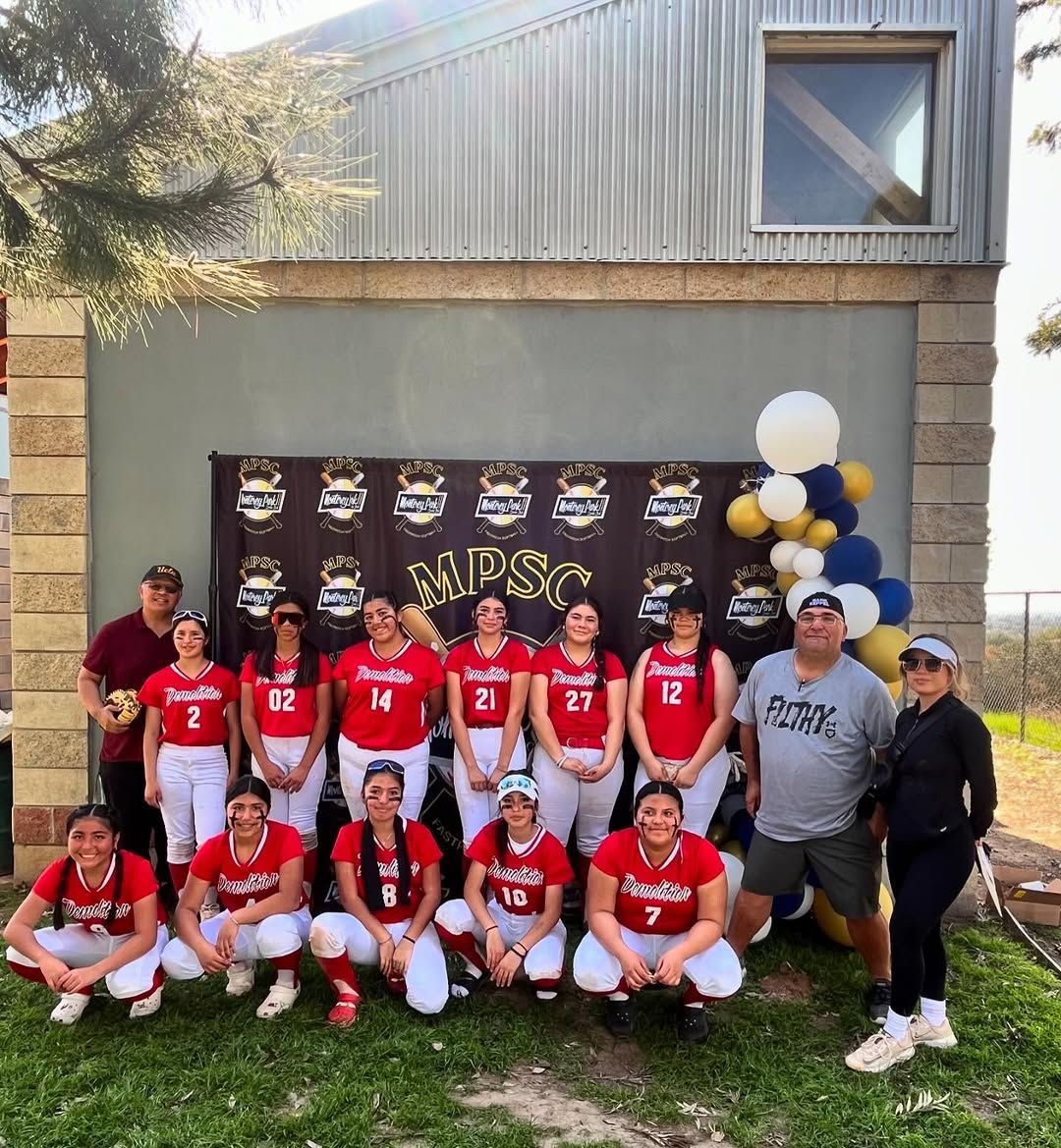 Demolition Softball 14U MPSC Club 14U Demolition softball team ready for the 2025 spring season