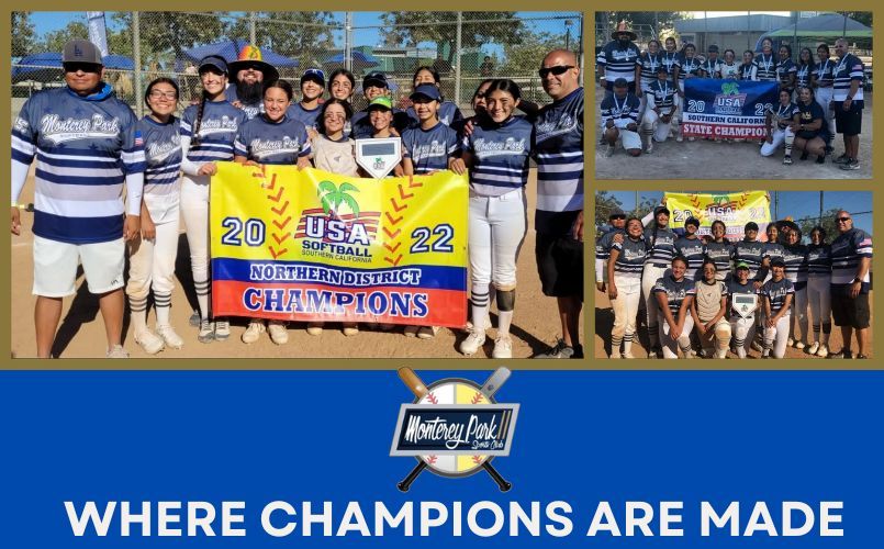 Historic MPSC Club girls softball team in Monterey Park