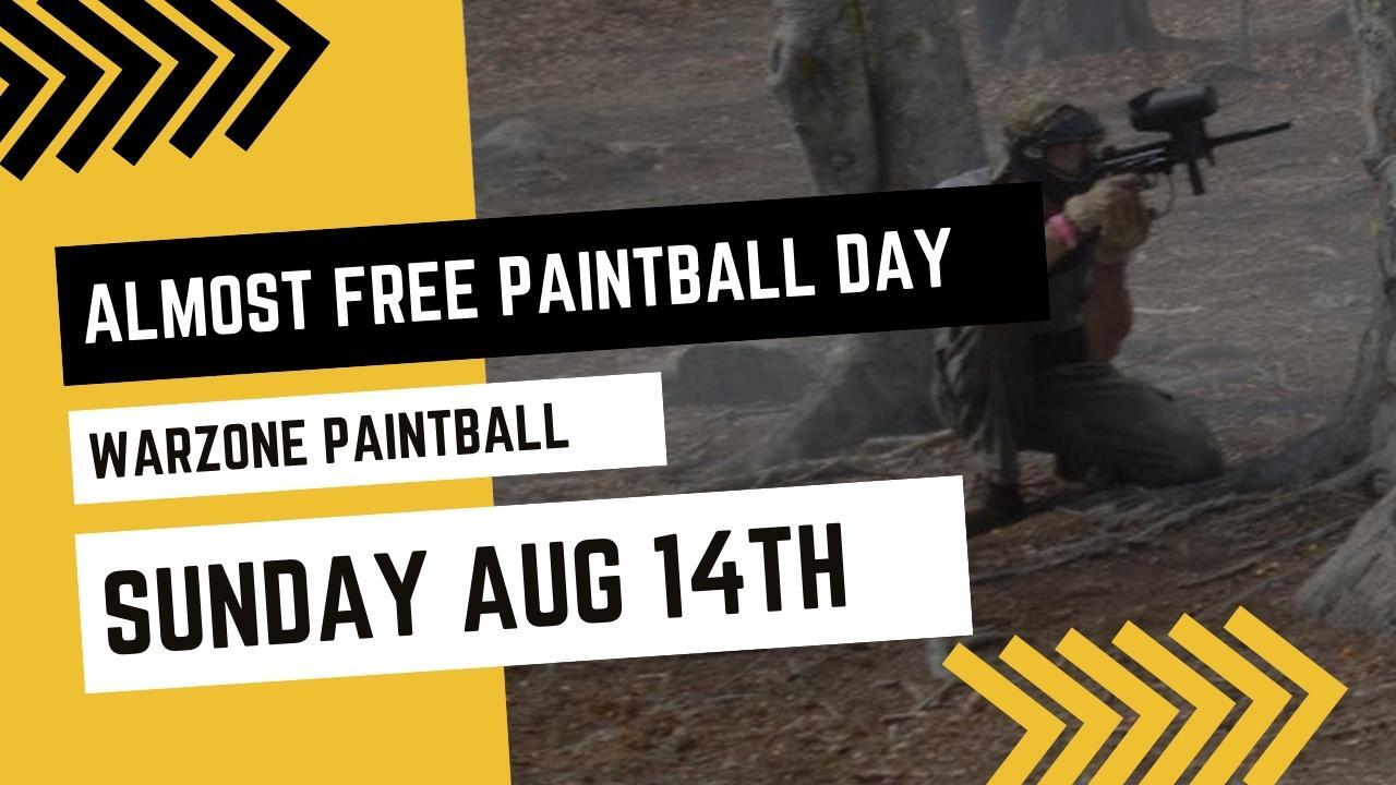 Almost Free Special Day Warzone Paintball & Airsoft Park