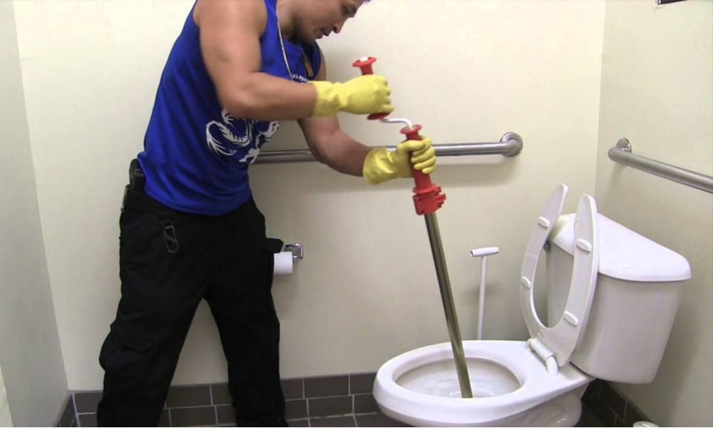clogged toilet repair