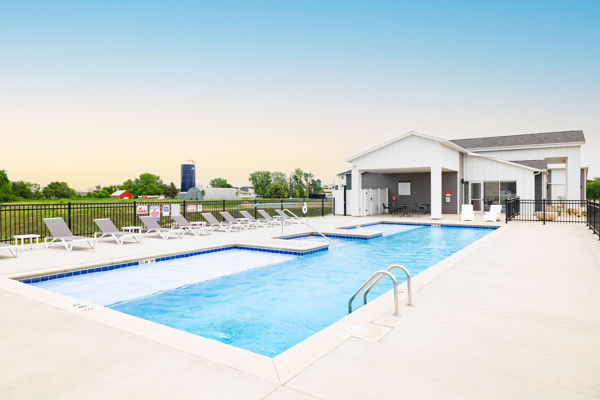 Pool and clubhouse