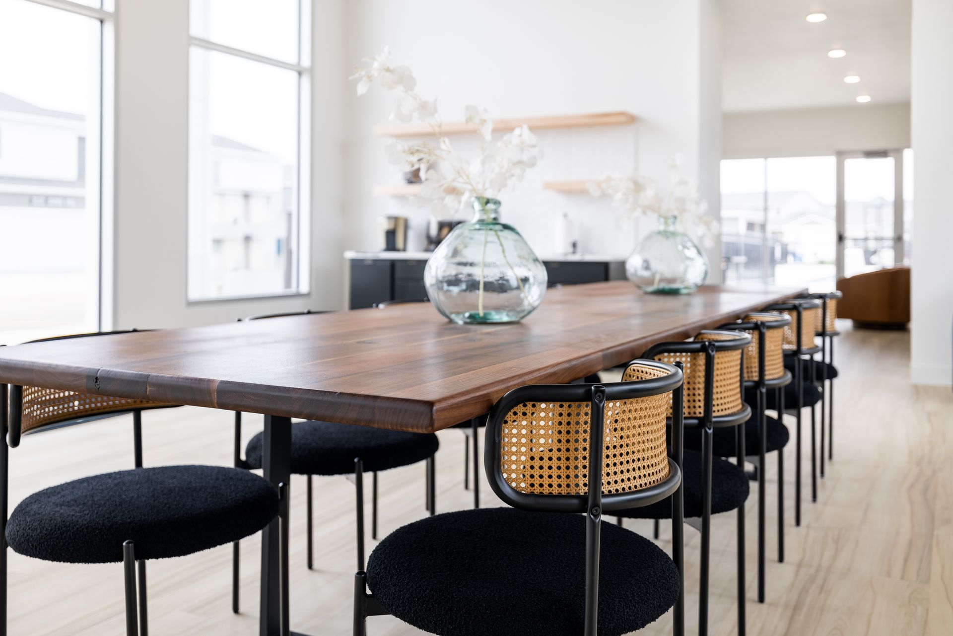 Table in clubhouse