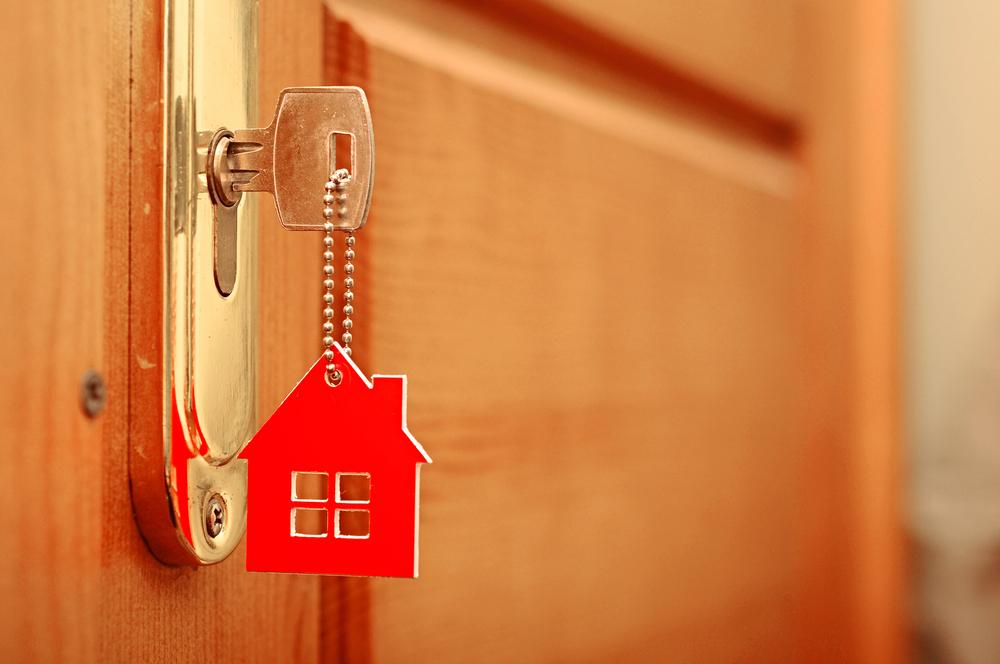 House Key In Door — Quality Constructions in Fraser Coast, QLD