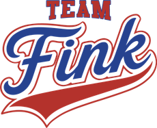 red and blue team fink logo