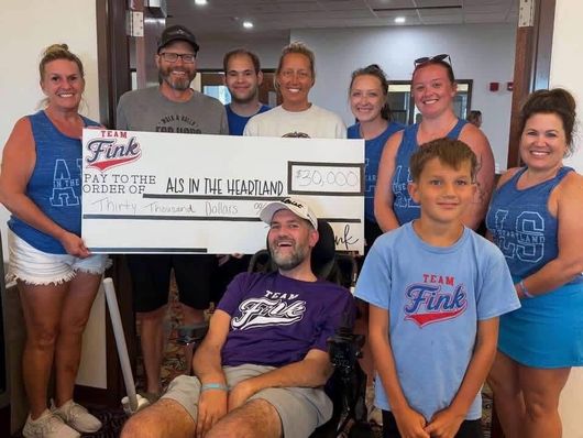 20th annicersary of ALS in the heartland logo