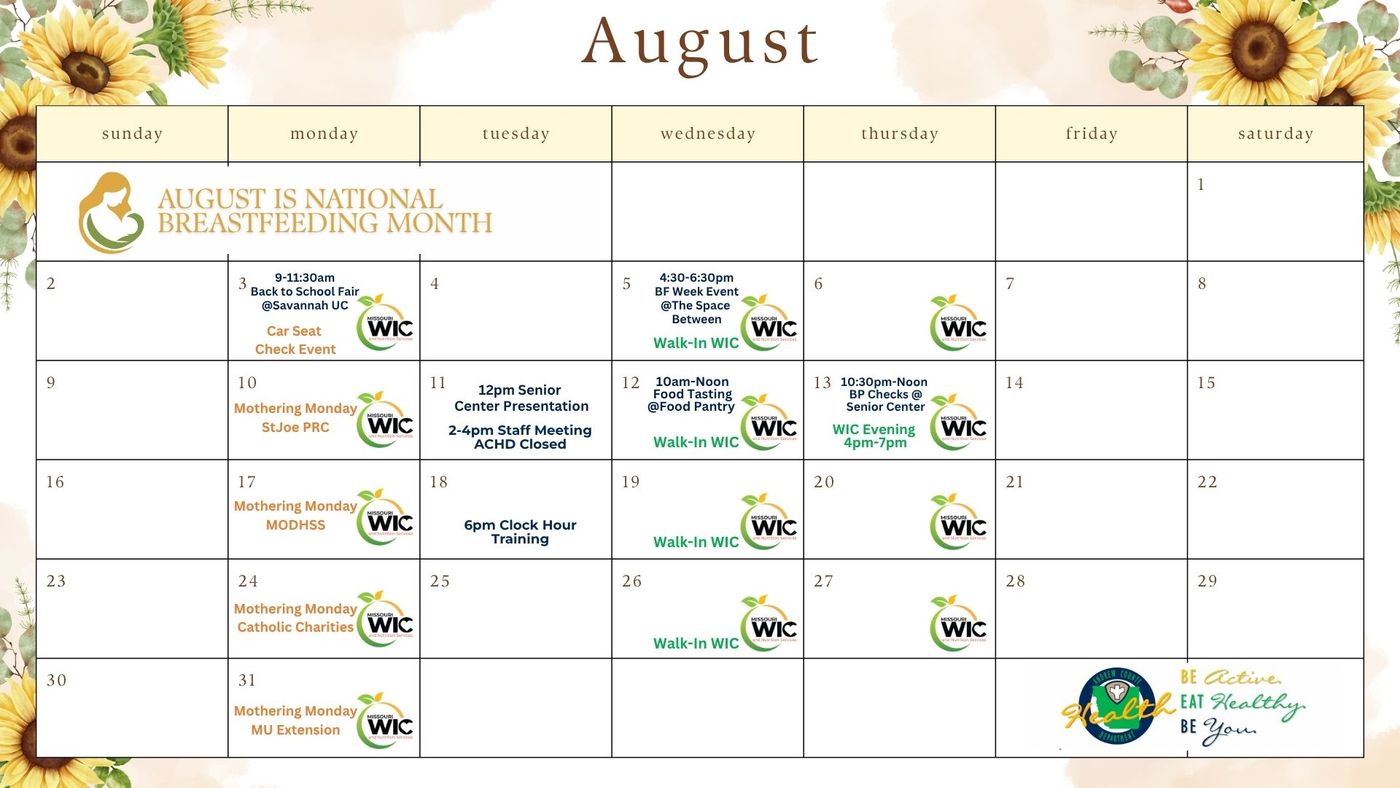 A calendar for August 2026