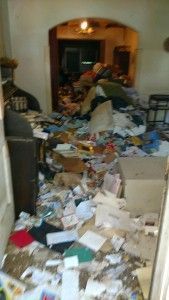 Before Cleanup — Poughkeepsie, NY — Junk It Mobile Dumpsters