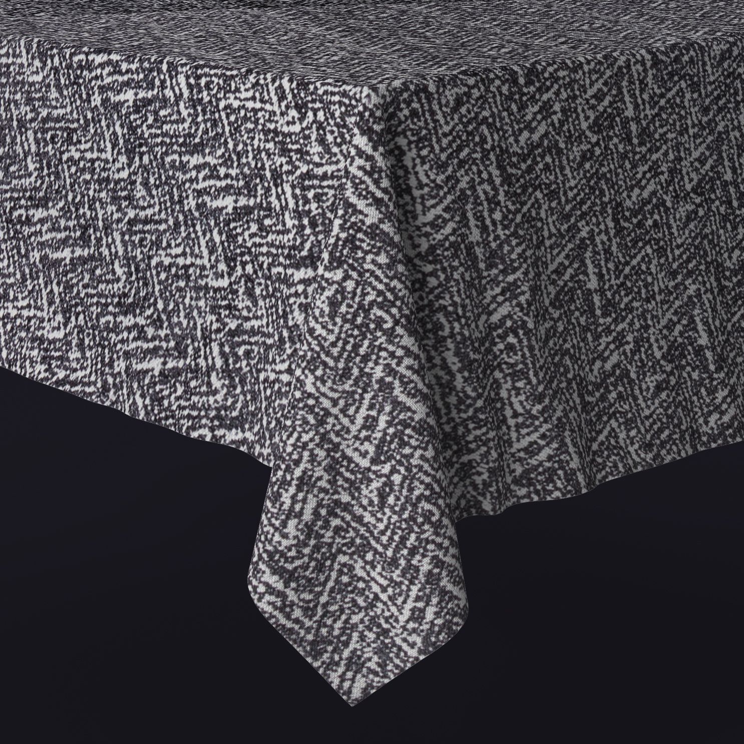 Black & White Herringbone