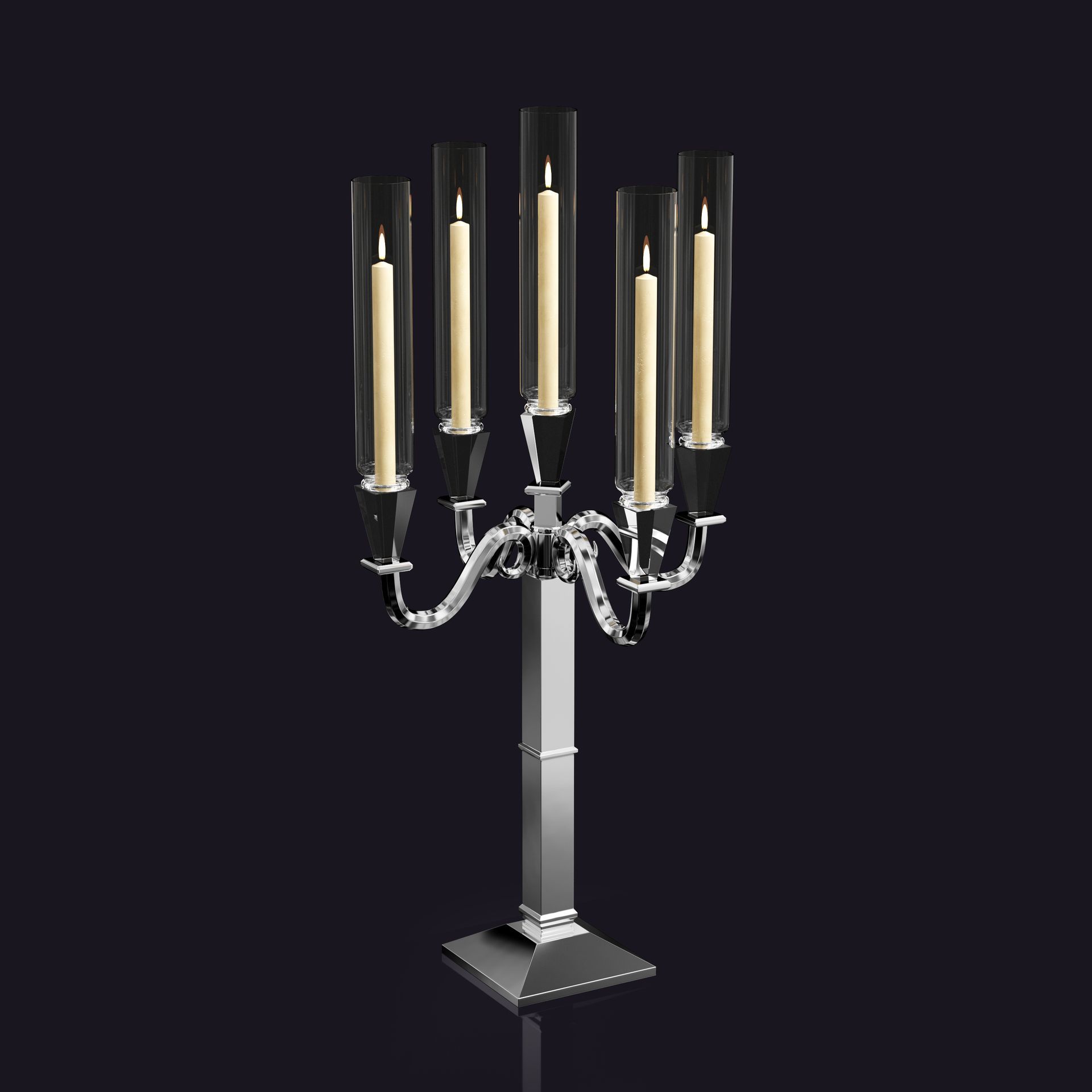 Majestic Noir Candelabra