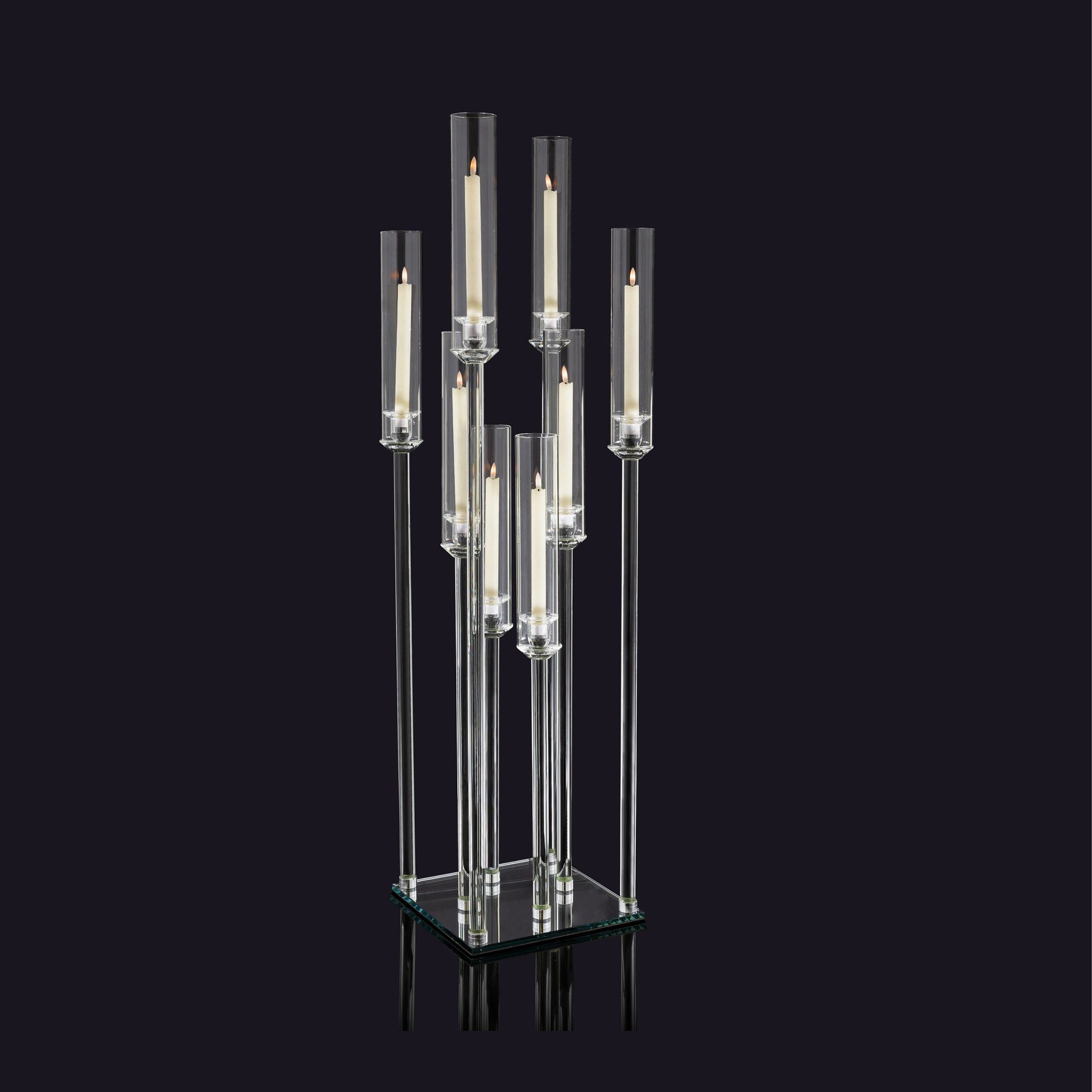 Crystal Elegance Candle Stand