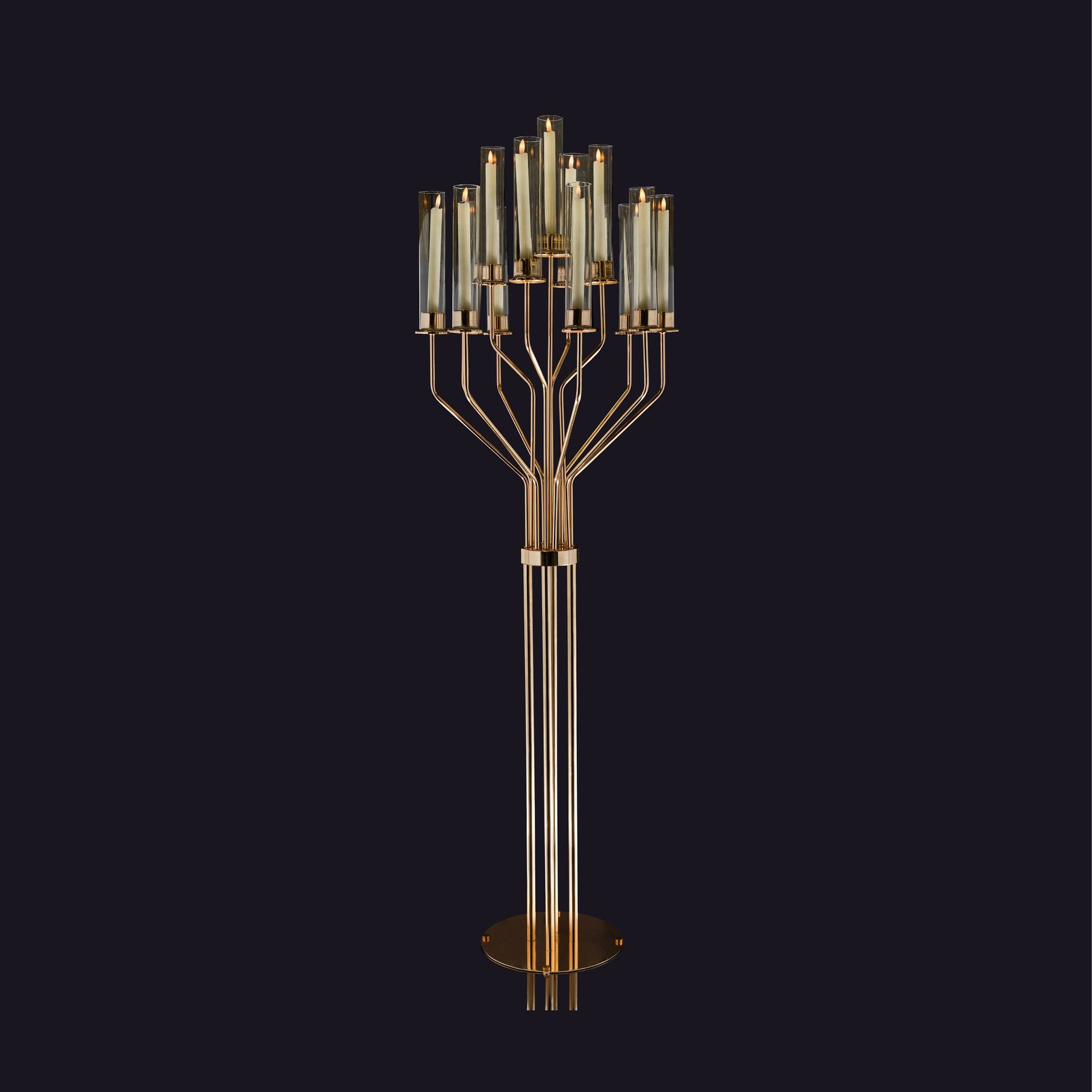 Grand Golden Tree Candelabra