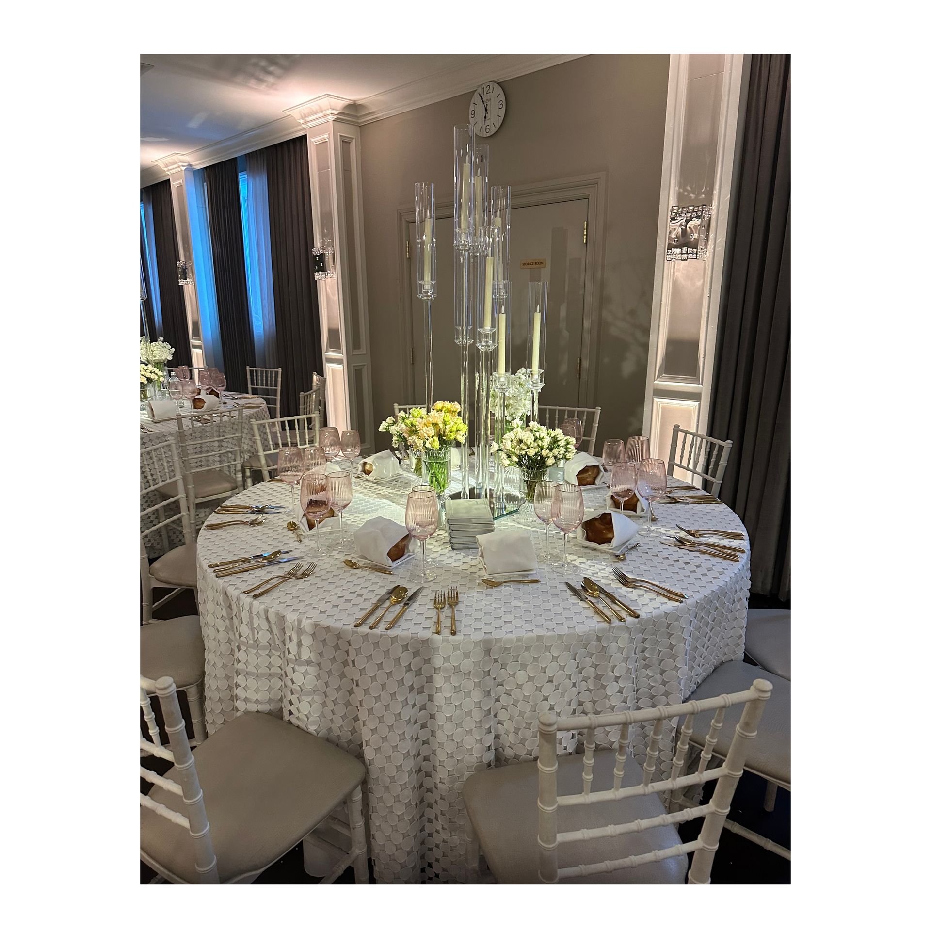 Crystal Elegance Candle Stand