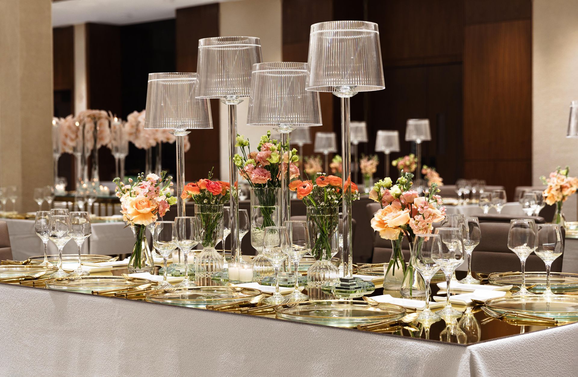 Luxe Crystal Ribbed Lamp