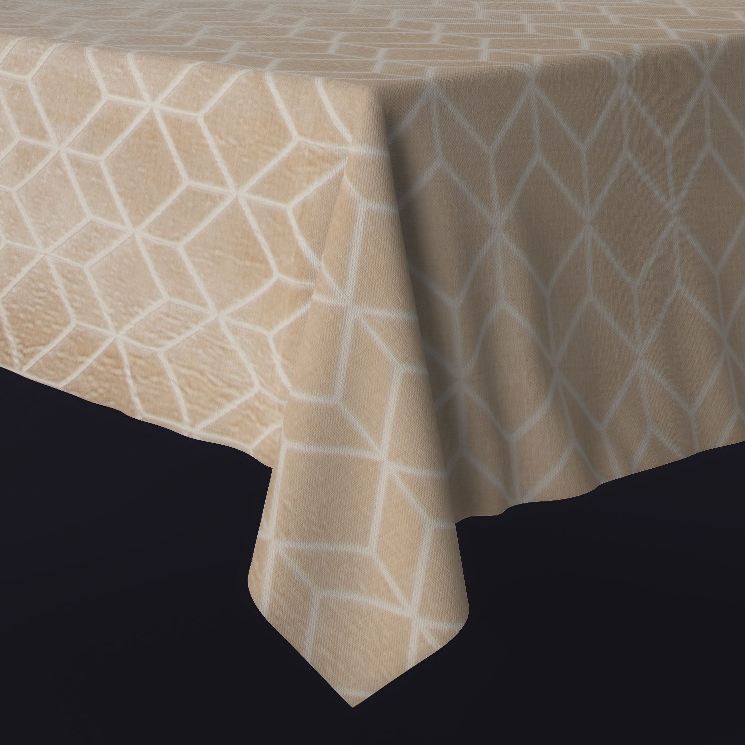 Tan Geometric Elegance