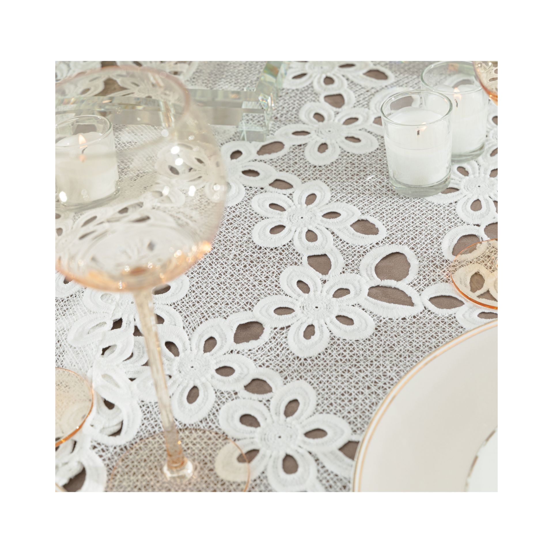 Floral Lace Charm