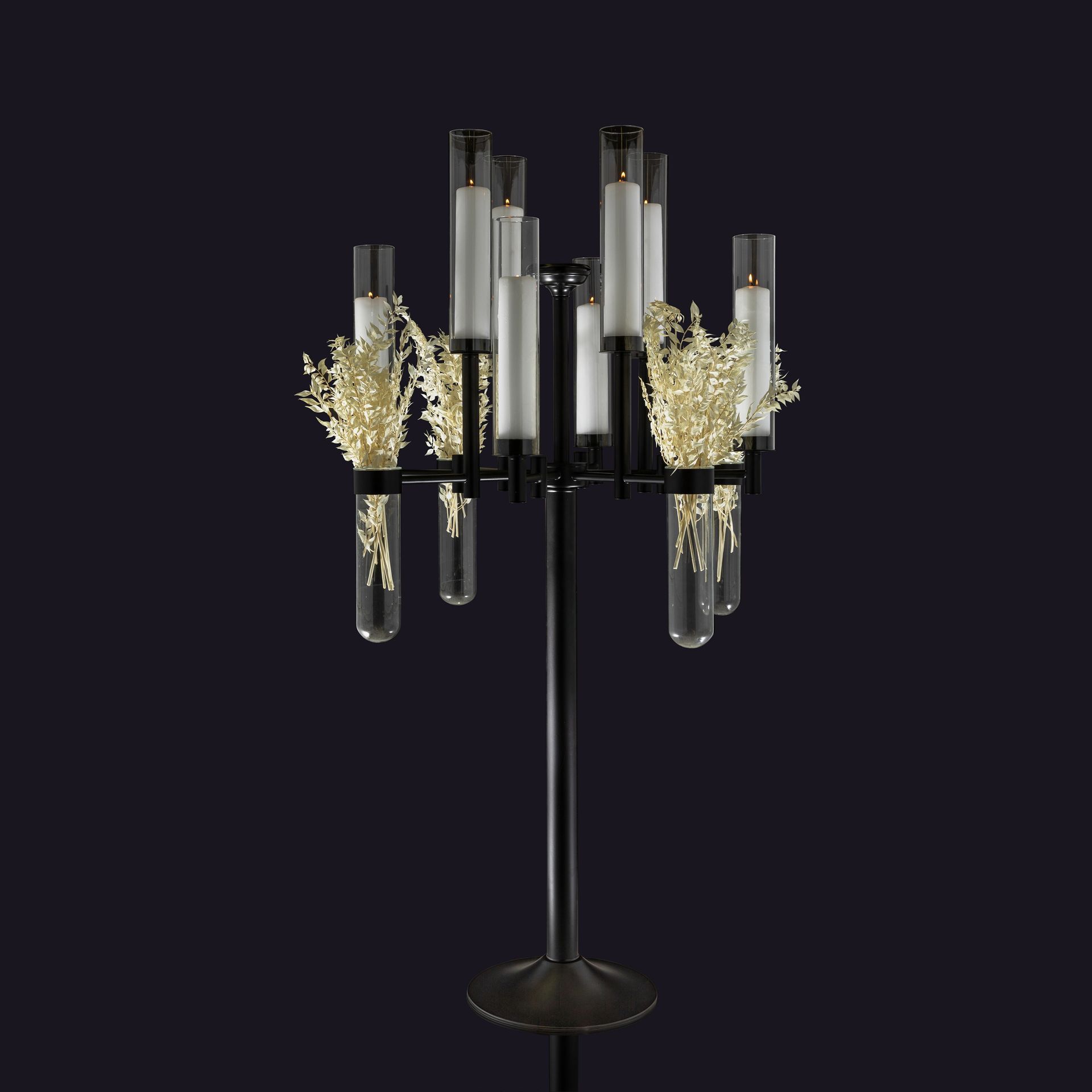 Noir Botanical Candelabra