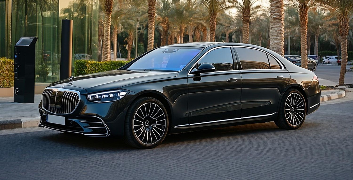 Tinted car in sunlight