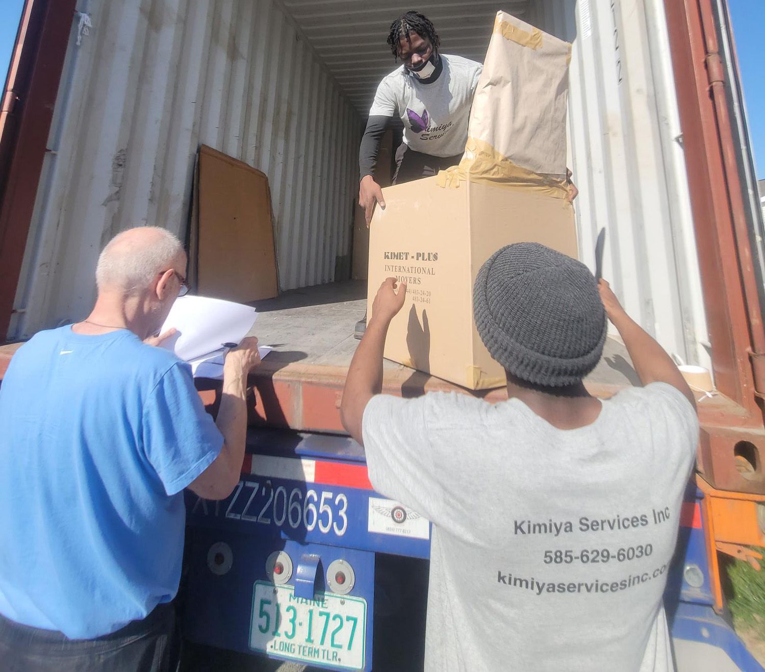 Men Loading the Truck
