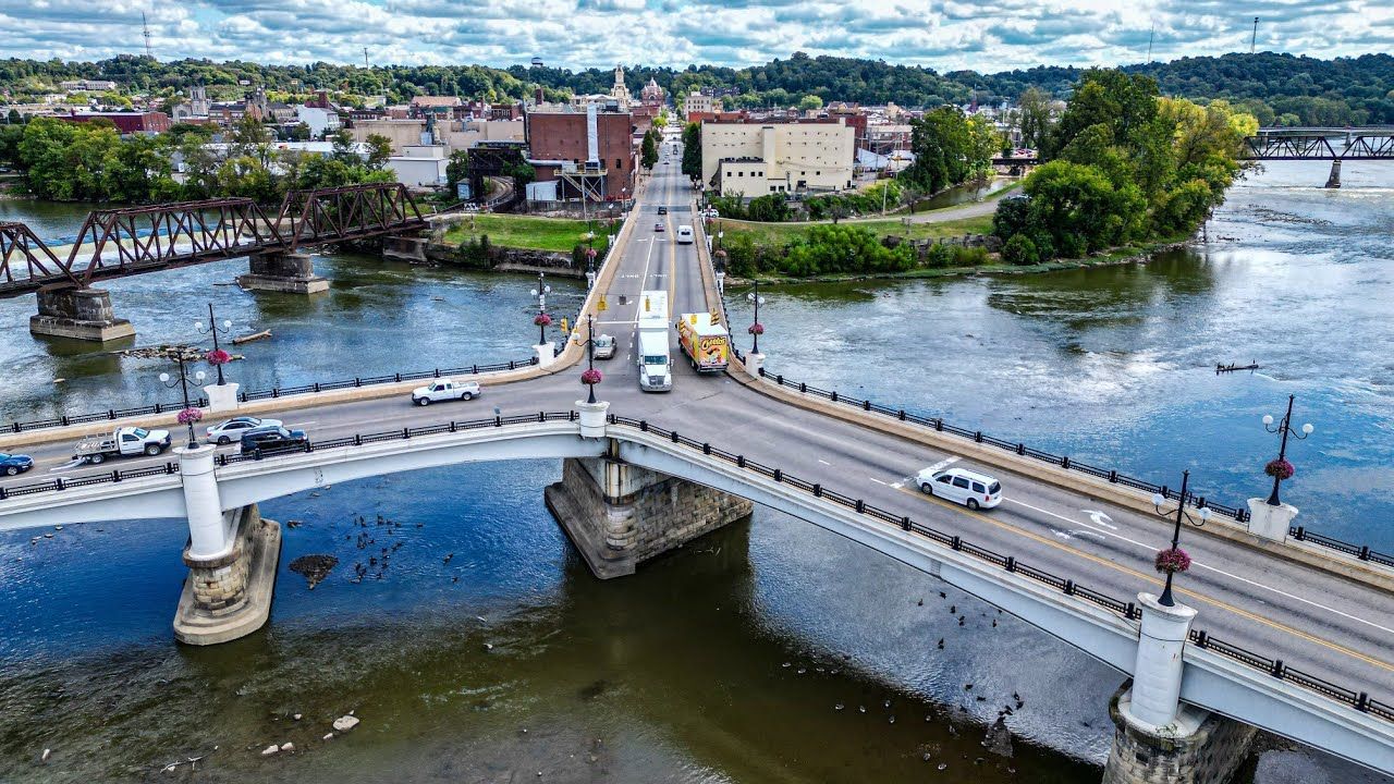 The Y Bridge in Zanesville Ohio