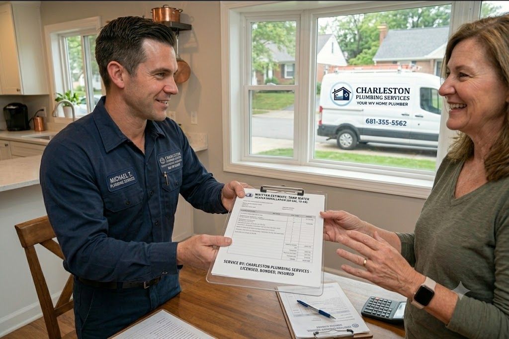 Do plumbers in Charleston WV offer free estimates — Charleston Plumbing Services