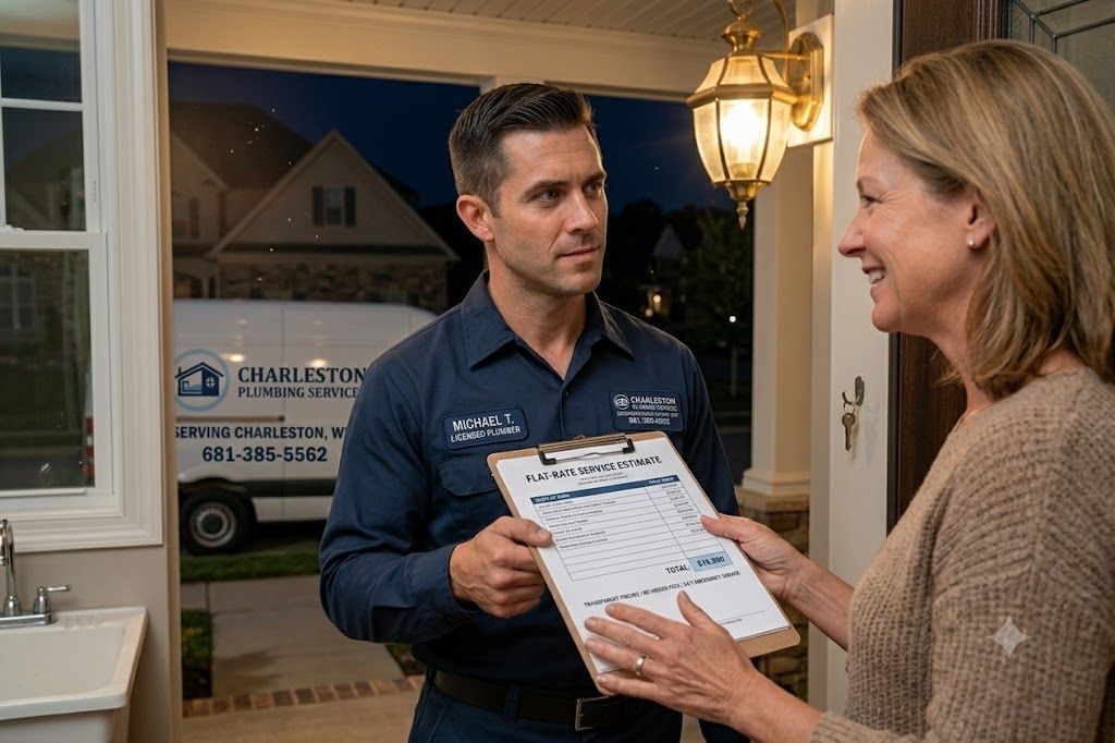 Do emergency plumbers charge more at night or weekends in Charleston WV — Charleston Plumbing