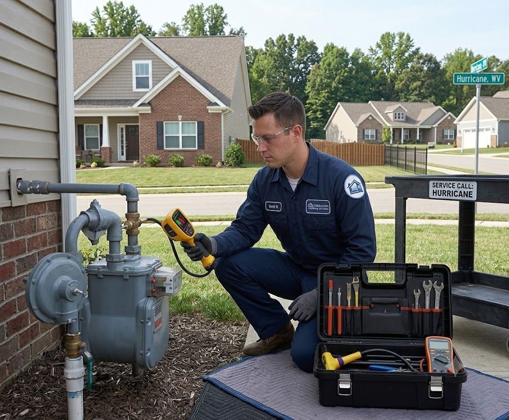 gas line and water line repair plumbers hurricane wv