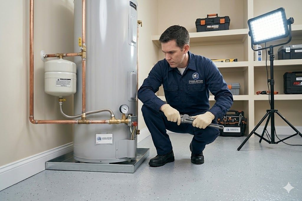 Water heater installation by Charleston Plumbing Services in Charleston WV